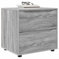 Шкаф за съхранение Сив Сонома 60 x 48 x 57 см Инженерно дърво
