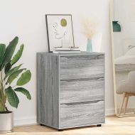 Шкаф за съхранение Сив Сонома 60 x 48 x 81 см Инженерно дърво