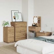 Шкаф за съхранение Дъб 40 x 48 x 81 см Инженерно дърво