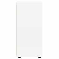 Шкаф за съхранение Бяло 40 x 48 x 105 см Инженерно дърво