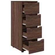 Шкаф за съхранение Кафяв дъб 40 x 48 x 105 см Инженерно дърво