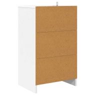 Нощни маси 2 pcs Бяло 40 x 30 x 467 см Инженерно дърво