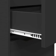 Нощни маси 2 pcs Черно 40 x 30 x 467 см Инженерно дърво