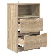 Нощно шкафче Сонома дъб 40 x 30 x 467 см Инженерно дърво