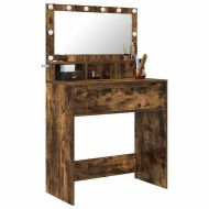 Тоалетки за спалня Димян дъб 80 x 39,6 x 135 см Инженерно дърво