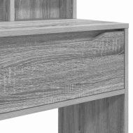 Тоалетки за спалня с чекмедже Сив Сонома 80 x 39,6 x 135 см