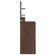 Тоалетки за спалня Кафяв дъб 80 x 39,6 x 135 см Инженерно дърво