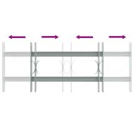 Регулируема решетка за прозорци с 2 напречни пръта 500-650 мм