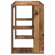 Бюро с рафт Старо дърво 130 x 50.5 x 75 см Инженерно дърво