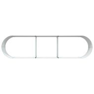 Повдигнато легло Кафяво 320 x 80 x 44 cm Стомана