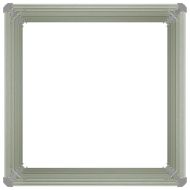 Повдигната леха, антрацит, 100x100x77 см, поцинкована стомана