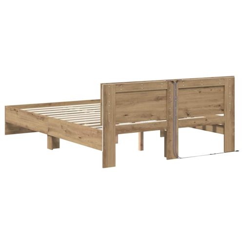 Рамка за легло с таблото Дъб 120 x 200 cm Инженерно дърво