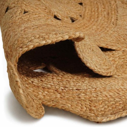 Килими за помещение Правоъгълна Кафяво Ø 240 см юта