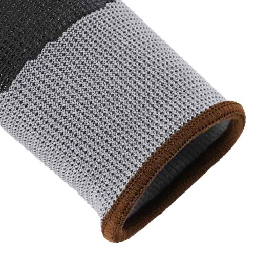 Работни ръкавици 12 pcs Сив и черен 8 / m Полиестер