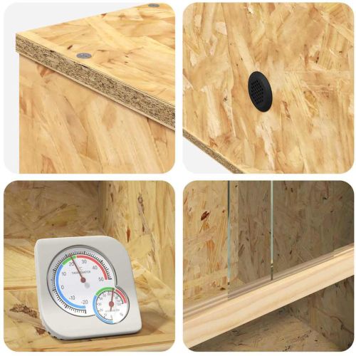 Терариум Кафяво 50 x 50 x 100 cm ОСБ