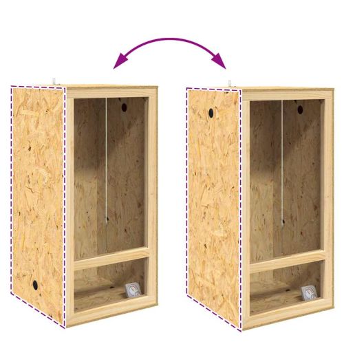 Терариум Кафяво 50 x 50 x 100 cm ОСБ