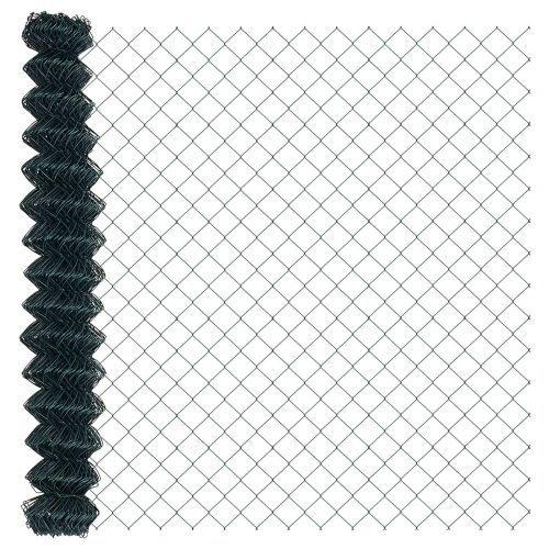 Оградa от мрежа Зелен 10 x 1,5 m Стомана