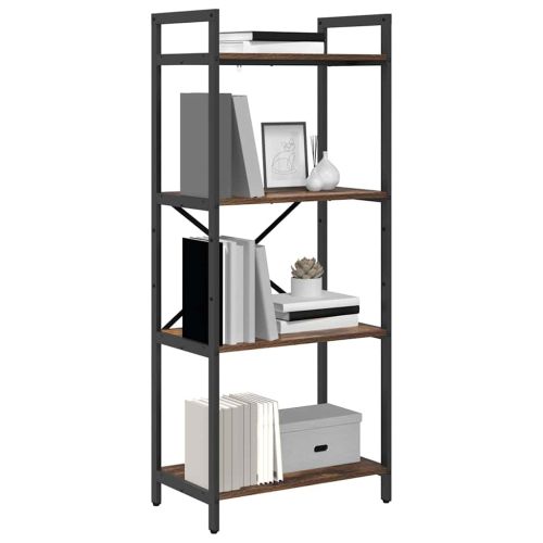 Рафт за книги Димян дъб 56 x 34 x 133,5 см Инженерно дърво