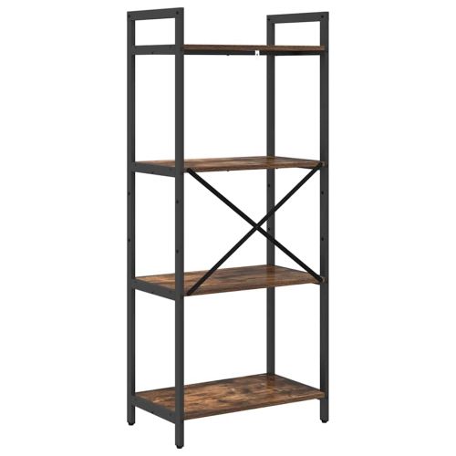 Рафт за книги Димян дъб 56 x 34 x 133,5 см Инженерно дърво
