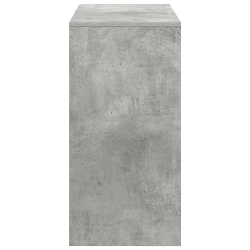 Бюро Циментено сиво Инженерна дървесина 90 x 37.5 x 75 см