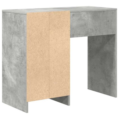 Бюро Циментено сиво Инженерна дървесина 90 x 37.5 x 75 см