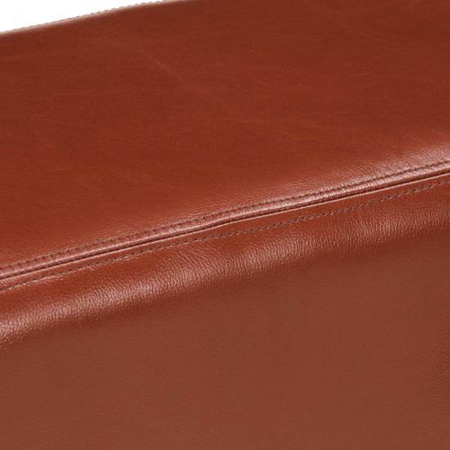 Пейка гимнастическа 160 см кафява естествена кожа акация масив