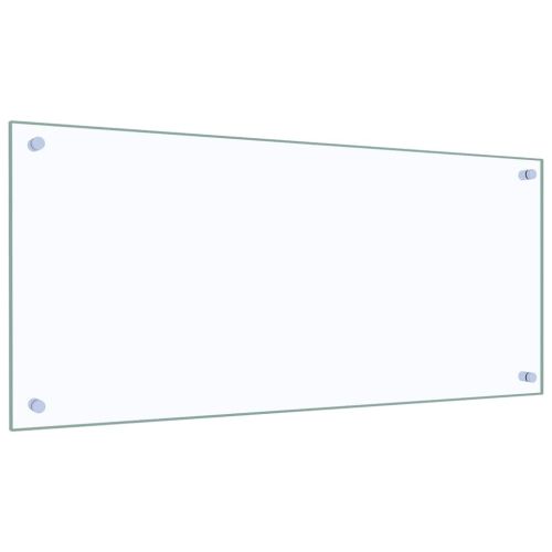 Кухненски гръб 2 pcs Прозрачен 90 x 40 cm закалено стъкло
