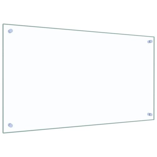Кухненски гръб 2 pcs Прозрачен 90 x 50 cm закалено стъкло