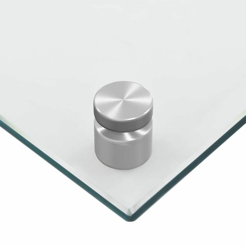 Кухненски гръб 2 pcs Прозрачен 90 x 50 cm закалено стъкло