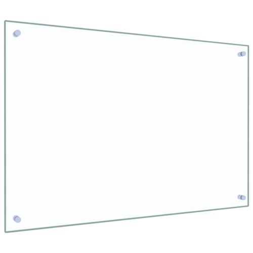 Кухненски гръб 2 pcs Прозрачен 90 x 60 cm закалено стъкло