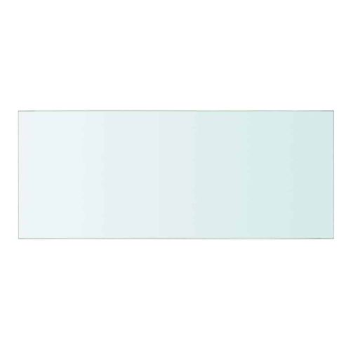 Рафтове, 2 бр, панели прозрачно стъкло, 50x20 см