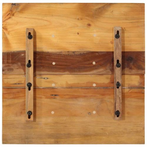 Квадратен плот за маса, 60x60 см, 15-16 мм, регенериран масив