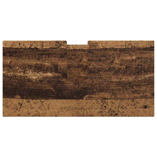 Комплект мебели за баня 3 pcs Старо дърво Инженерно дърво