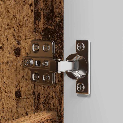 Комплект мебели за баня 3 pcs Старо дърво Инженерно дърво