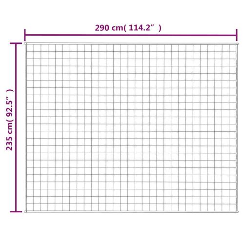 Утежнено одеяло синьо 235x290 см 11 кг плат