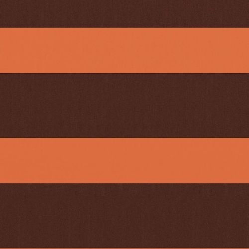 Балконски параван, оранжево и кафяво, 120x300 см, оксфорд плат