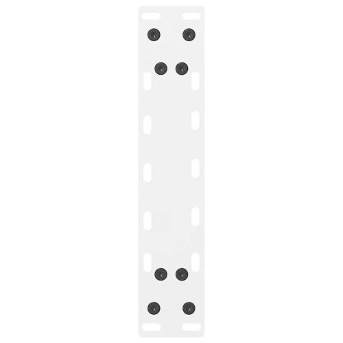 Крака за масичка за кафе, бели, 2 бр., 40 x (30-31) см, стомана