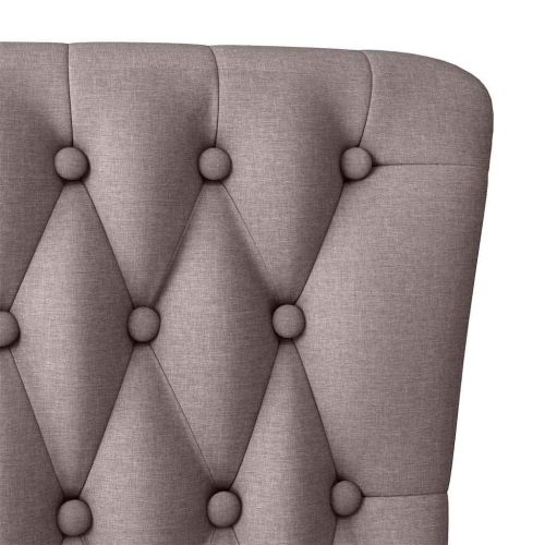 Стол с тапицерия Таупе 56,5 x 70 x 110 см текстил