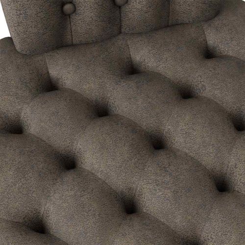 Стол с тапицерия Тъмен сив 56,5 x 70 x 110 см Изкуствена набук