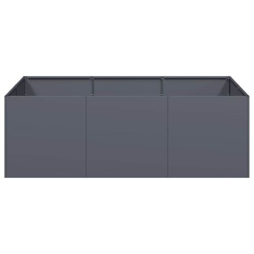 Кашпа, антрацит, 120x80x40 см, стомана
