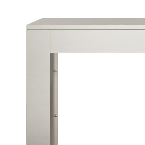 Стойка за дърва за огрев 60x40x60 cm Патинираща стомана