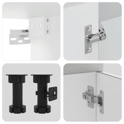 Комплект кухненски шкафове от 7 части Kalmar, инженерно дърво