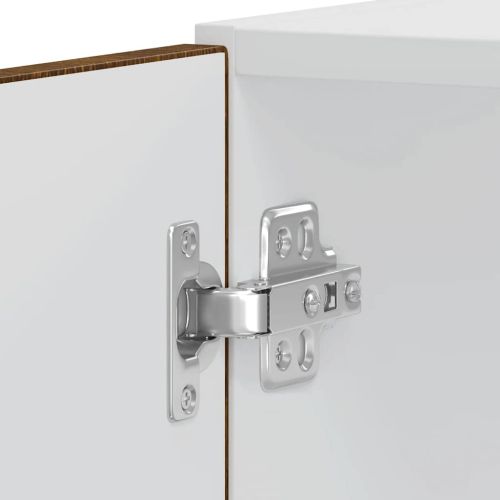 Шкафове за фурна, 2 бр. "Kalmar", кафяв дъб, инженерна дървесина