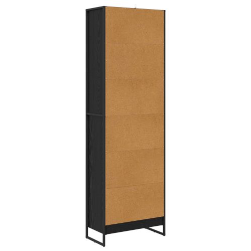 Шкаф за книги 2 pcs Черния дъб 60 x 30 x 189,5 см