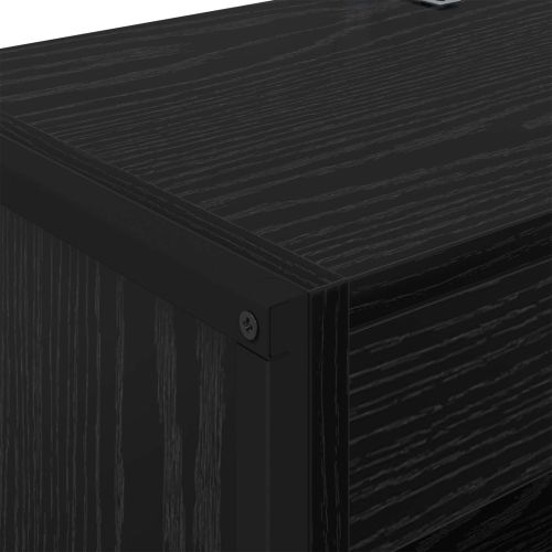 Шкаф за книги 2 pcs Черния дъб 60 x 30 x 189,5 см
