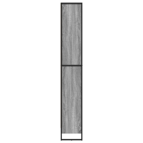 Шкаф за книги 2 pcs Сив Сонома 60 x 30 x 189,5 см