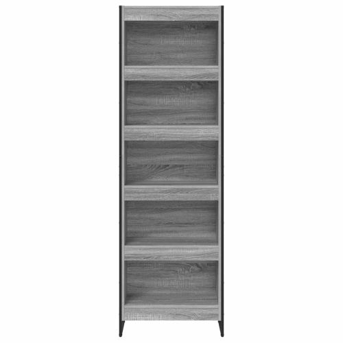 Шкаф за книги 2 pcs Сив Сонома 60 x 30 x 189,5 см