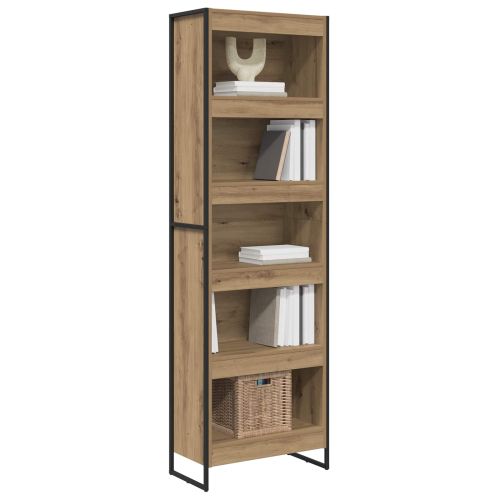 Шкаф за книги 2 pcs Дъб Артизан 60 x 30 x 189,5 см