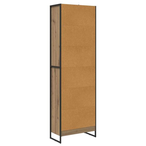 Шкаф за книги 2 pcs Дъб Артизан 60 x 30 x 189,5 см