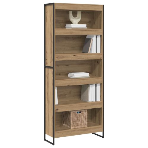 Шкаф за книги 80 x 30 x 189,5 см Инженерна дървесина